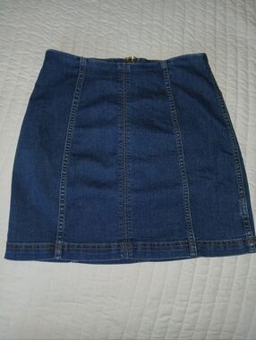 Free People Modern Femme Stretch Denim Mini Skirt - Size 6